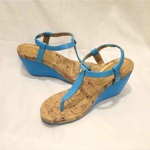 Chaps Raevyn Cork Thong Wedge